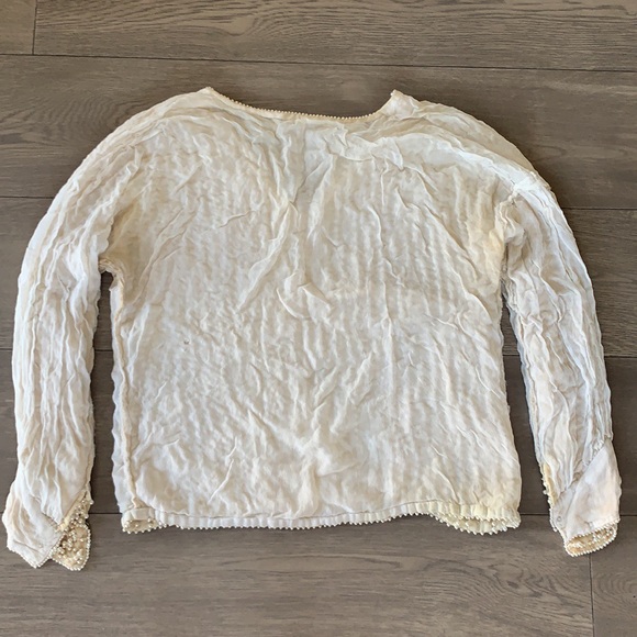 Vintage pearl top long sleeve shirt o/s - Picture 15 of 15